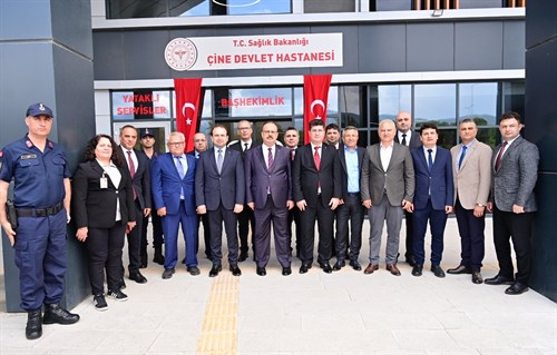 Valimiz Yakup Canbolat Yapımı Tamamlanan Çine Devlet Hastanesinde İncelemelerde Bulundu